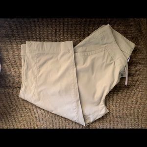 Tan Columbia hiking capris, size 6
